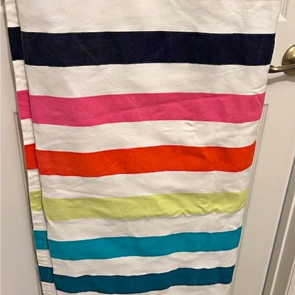 Kate Spade Multicolor Striped Shower Curtain